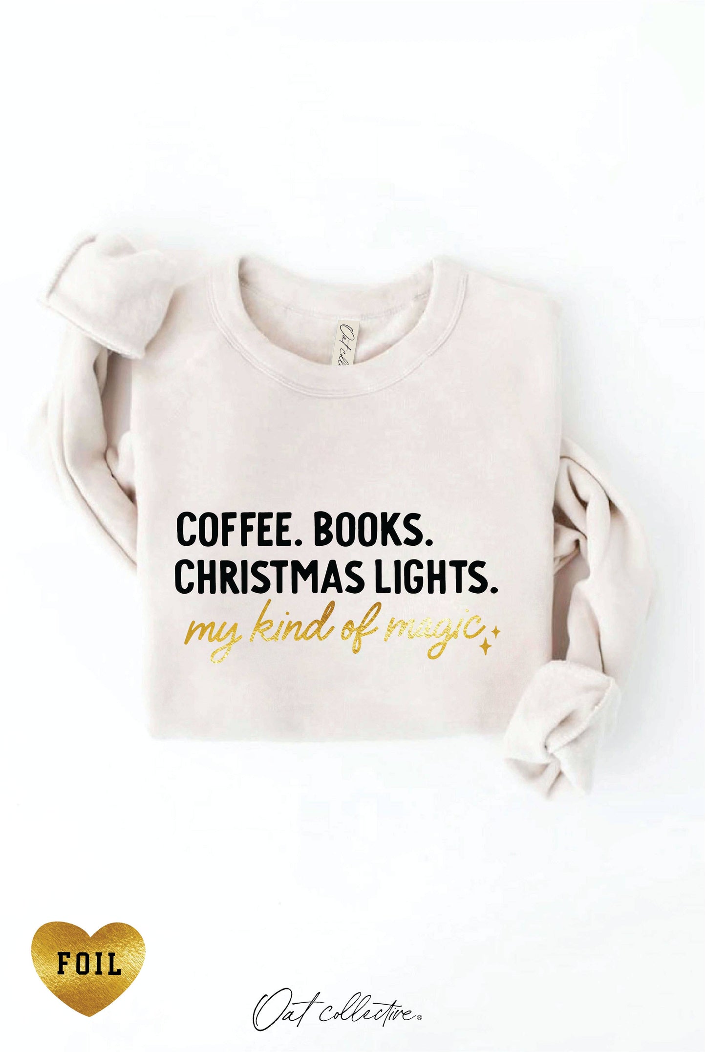 COFFEE BOOKS Graphic Sweatshirt