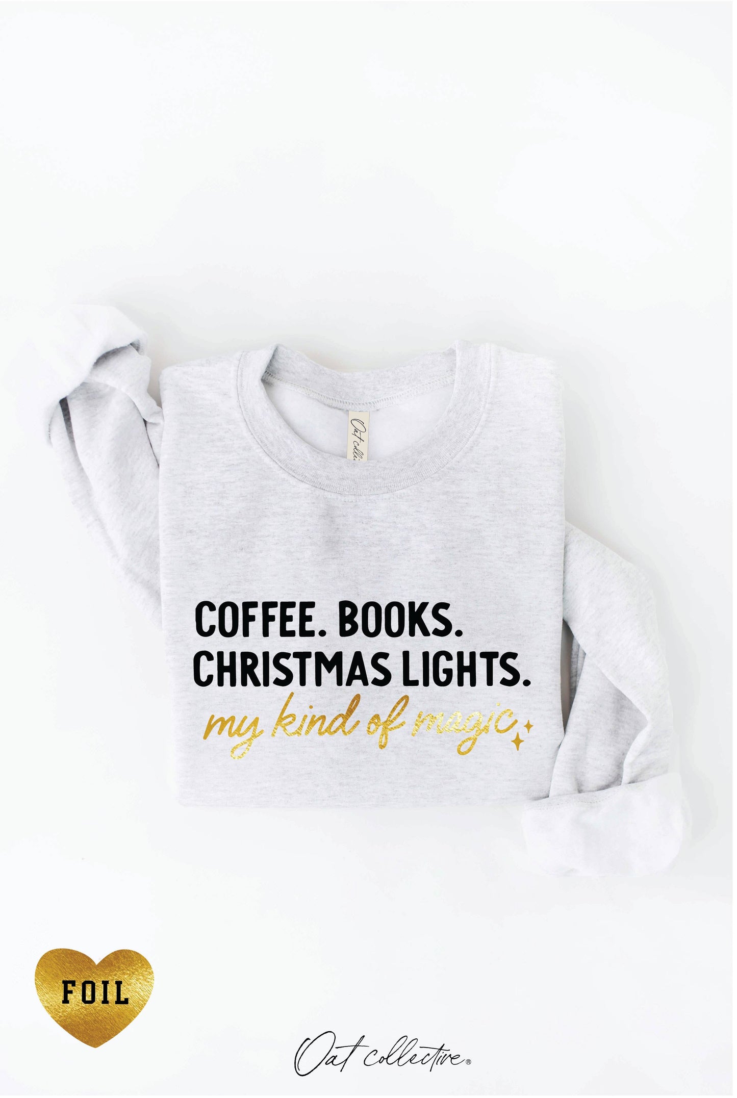 COFFEE BOOKS Graphic Sweatshirt