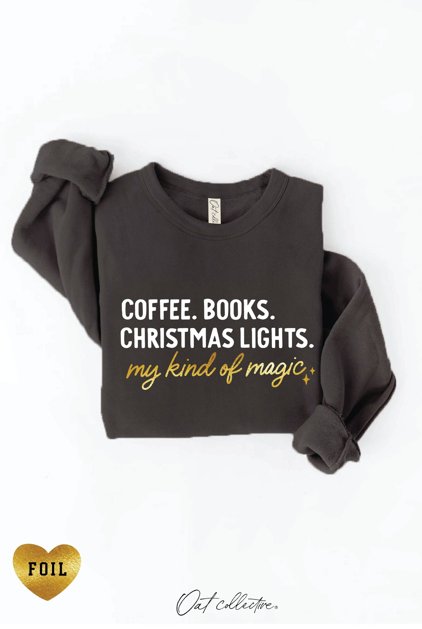 COFFEE BOOKS Graphic Sweatshirt