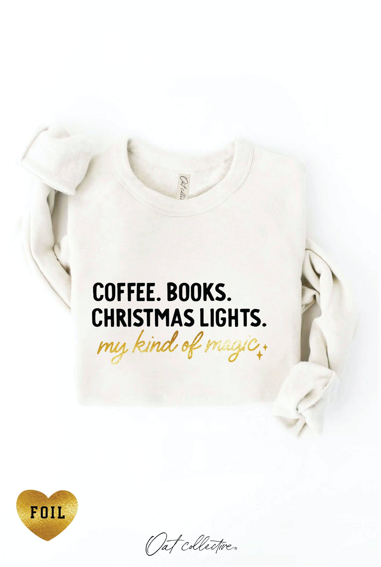 COFFEE BOOKS Graphic Sweatshirt