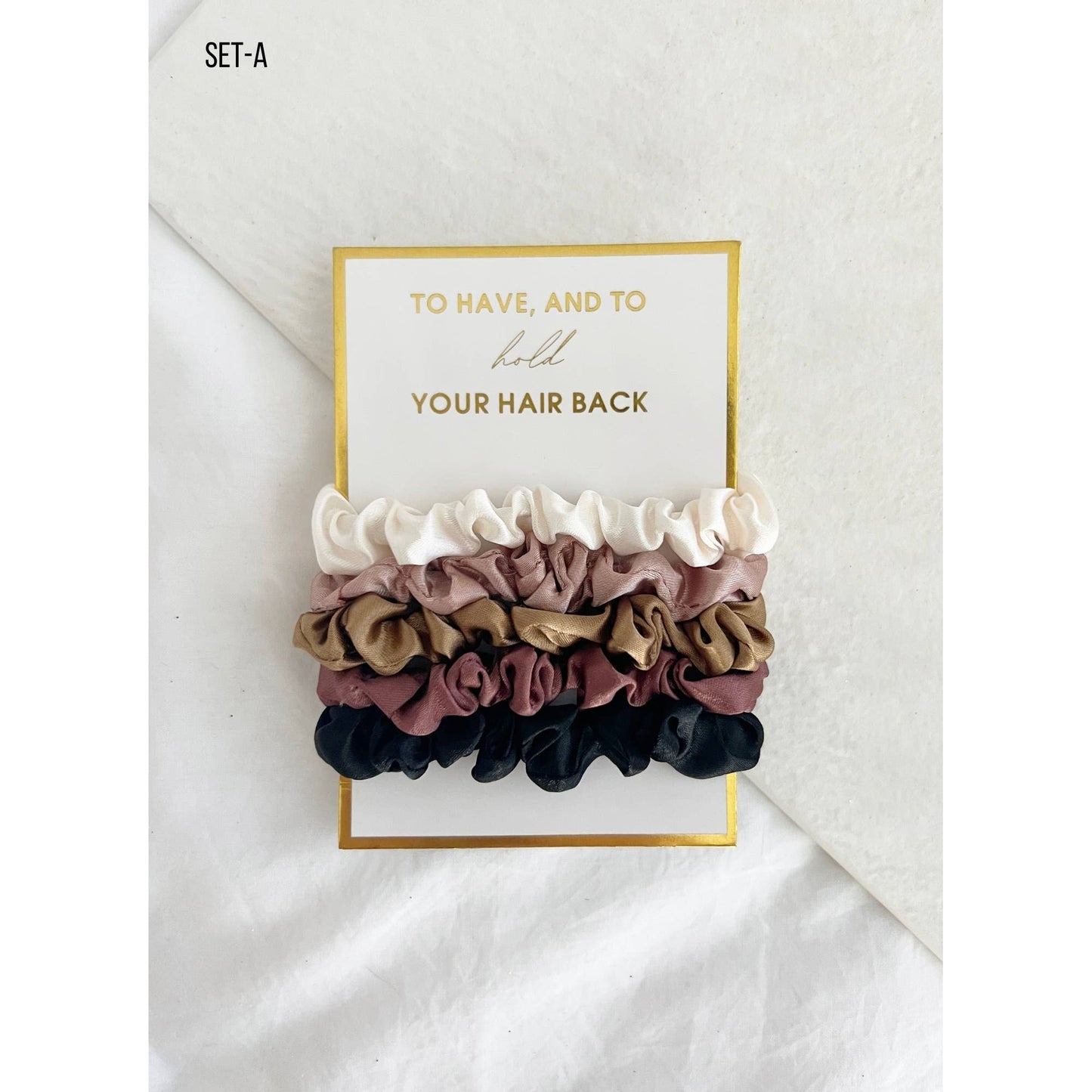 5PC Scrunchies Set - GIA