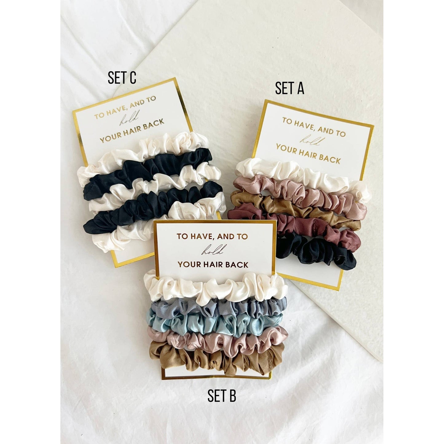 5PC Scrunchies Set - GIA
