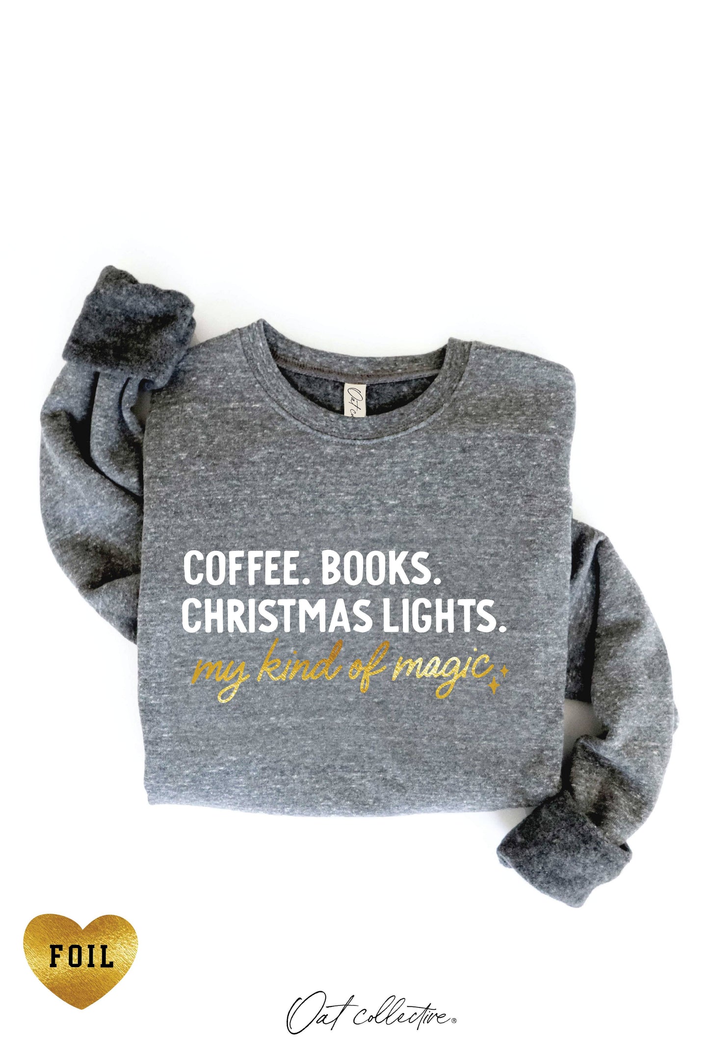 COFFEE BOOKS Graphic Sweatshirt