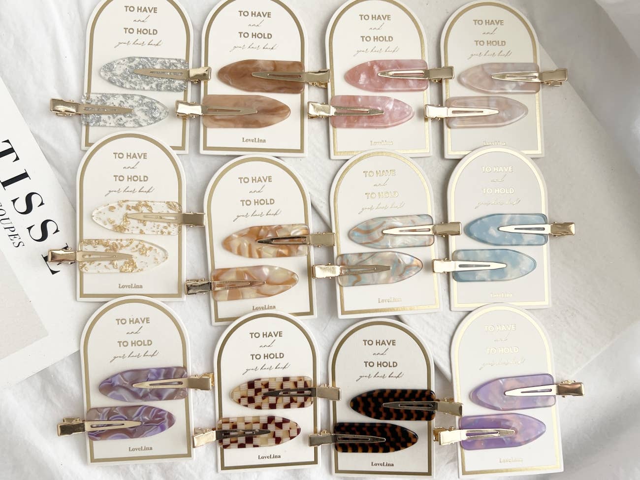 Crease Free Hair Clips Set - DEBBIE