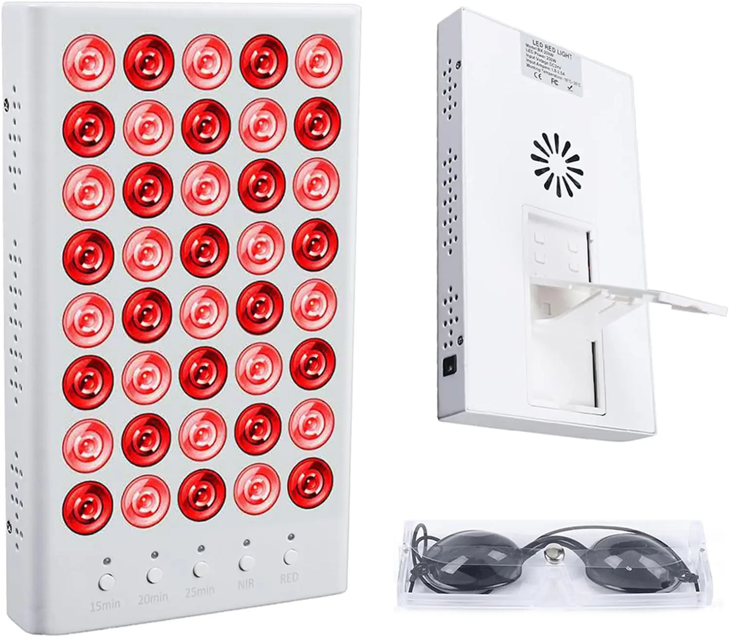 Red Light Therapy Device Red Lights Red 660nm & 850nm Near Infrared Led Light Therapy Panel for Pain Relief Skin Health