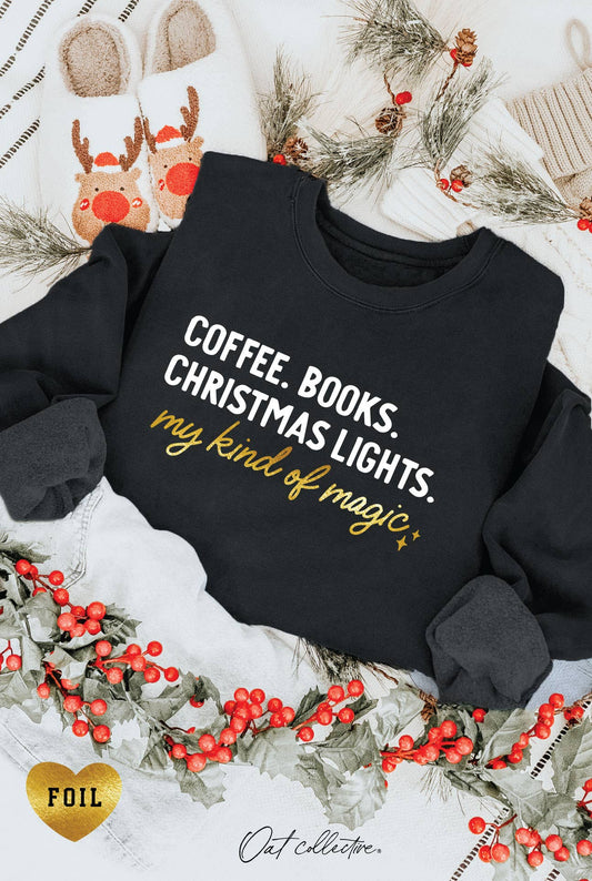 COFFEE BOOKS Graphic Sweatshirt